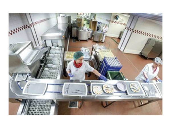 「美洁尔」食堂洗碗机的操作视频真实展现运行环境